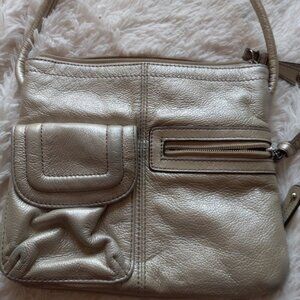 Tig silver leather purse